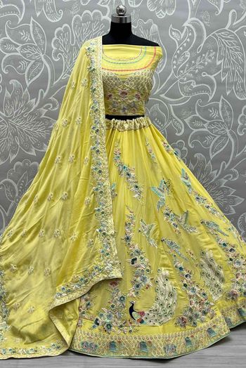 Cotton Silk Embroidery Lehenga Choli LD5642722