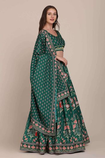 Crepe Printed Lehenga Choli LD5642770