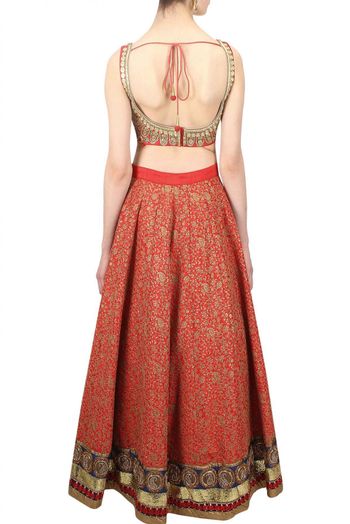 Art Silk Printed Lehenga Choli In Pink Colour - LD4900964