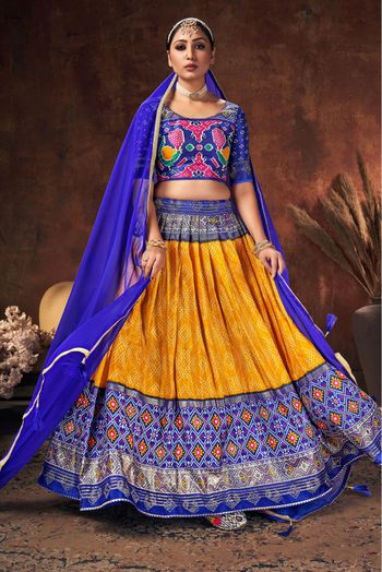 Royal Blue Lehenga – Style Icon www.dressrent.in