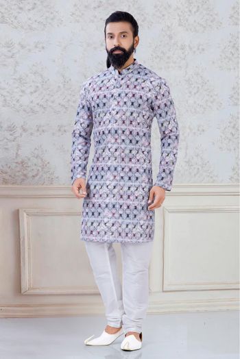 Cotton Festival Wear Kurta Pajama In Multicolour Colour - KP5600018