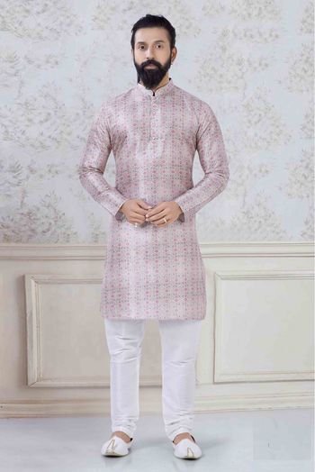 Silk Festival Wear Kurta Pajama In Multicolour Colour - KP5600010