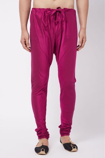 Viscose Blend Festival Wear Pajama In Pink Colour - BM4351942