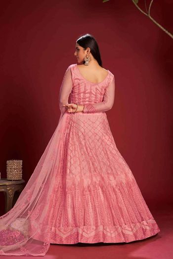 Net Embroidery Lehenga Choli LD5642740