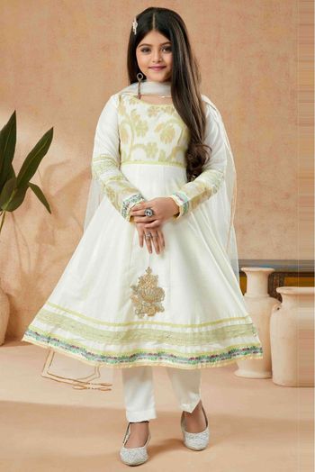 Pink Designer Readymade Kids Anarkali DT300441