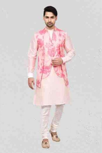 Jacquard Jacket In Pink Colour - JK5750157