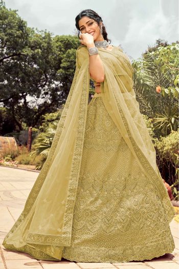 Buy Cream Color Kiara Advani Designer Wedding Wear Lehenga Choli | keerramnx