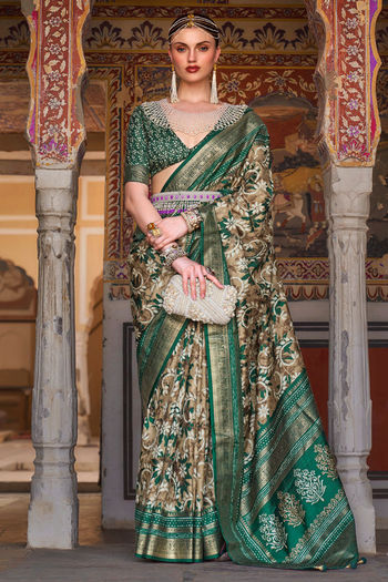 Silk Printed Sarees SR01352186