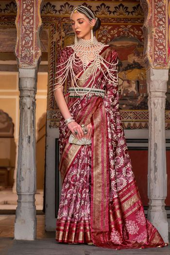 Silk Printed Sarees SR01352188