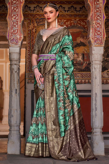 Pista Green Colour PRERANA Heavy Designer Wedding Wear Net Organza Latest  Saree Collection 1602 - The Ethnic World