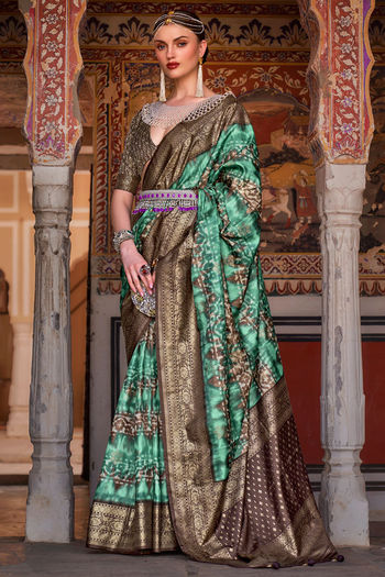 Silk Printed Sarees SR01352190