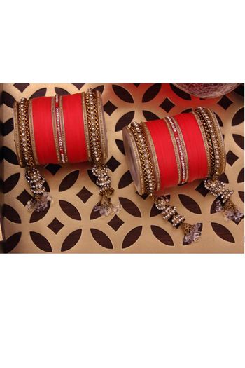 Beautiful Marriage Chura With Jhumki And Latkan Sr05648252