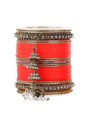 Beautiful Marriage Chura With Jhumki And Latkan Sr05648259