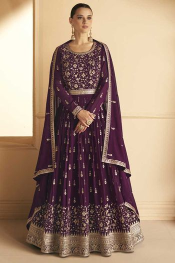 Georgette Stitched Anarkali Salwar Kameez