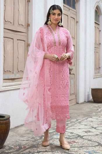 Naariti Hunar Maslin Embroidery Designer Unstitched Suit