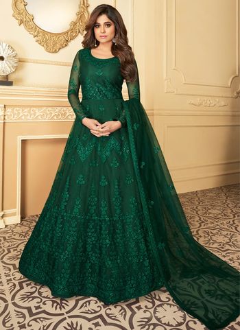 Sequence Embroidered Anarkali Suit Sm04451045