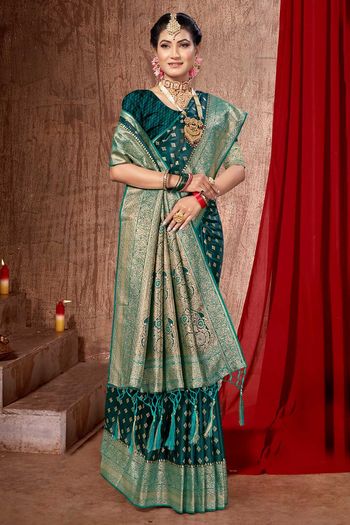 Banarasi Silk Saree with Woven work SR054113600