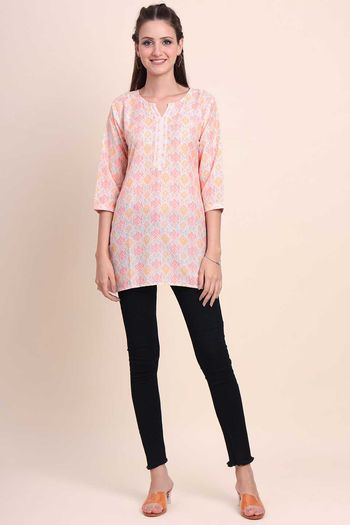 Cotton Kurti with Digital Printed work KR054113506