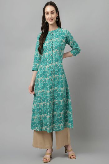 Cotton Kurti with Printed work KR054113486