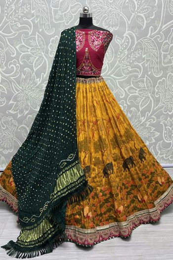 Festive Multicolor Girls Designer Lehenga Choli – Palkhi Fashion