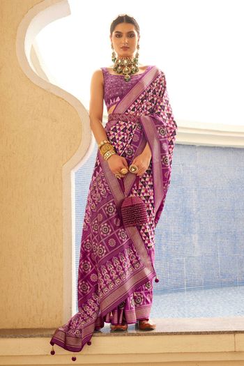 Superior Silk Sarees With Woven With Print Aqua Finish Work SR01353189