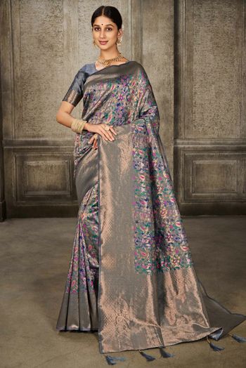 Banarasi Silk Woven Saree SR054112981