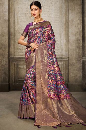 Banarasi Silk Woven Saree SR054112985