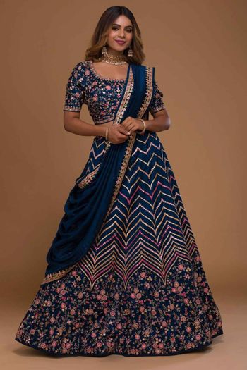 Jacquard Woven Lehenga Choli LD5642748