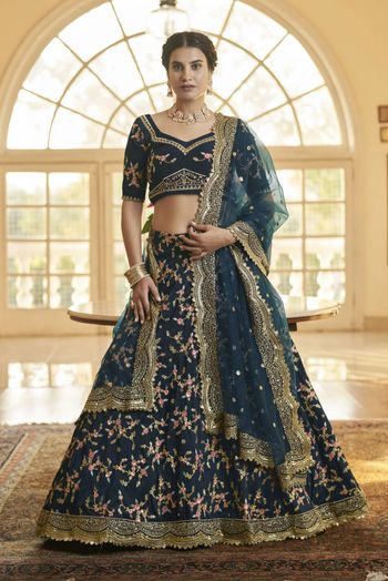 Chinon Embroidery Lehenga Choli LD054112249