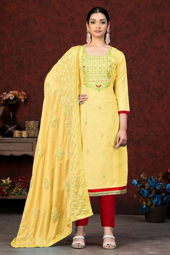 Cotton Embroidery Suits SM054110586