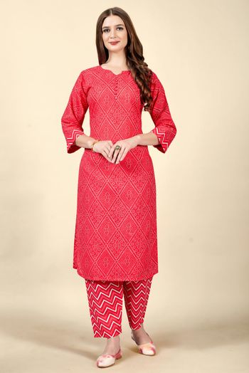 Cotton Printed Salwar Kameez SM054110799