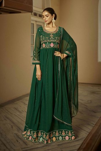 Faux Georgette Embroidery Salwar Kameez SM054111560