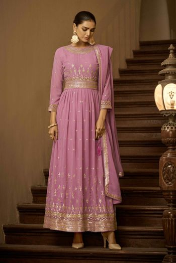 Faux Georgette Embroidery Salwar Kameez SM054111559