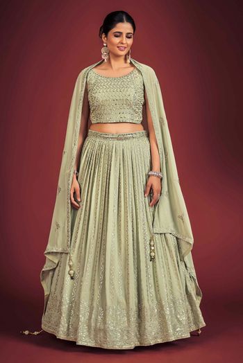 Georgette Embroidery Lehenga Choli LD054111127