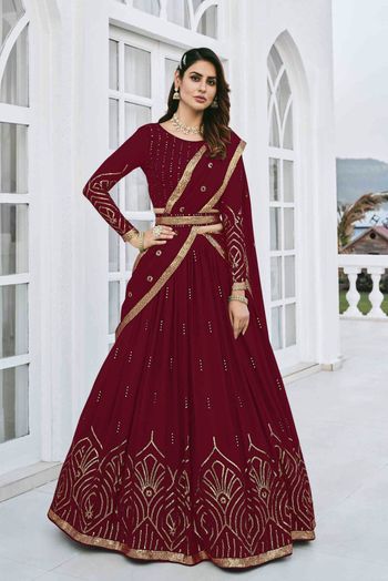 Georgette Embroidery Lehenga Choli LD054112225