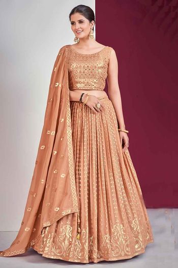 Georgette Embroidery Lehenga Choli LD054111131