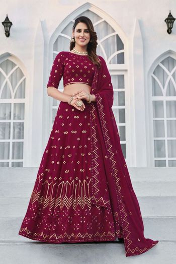 Georgette Embroidery Lehenga Choli LD054112219