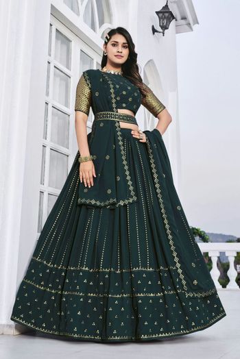 Georgette Embroidery Lehenga Choli LD054112220