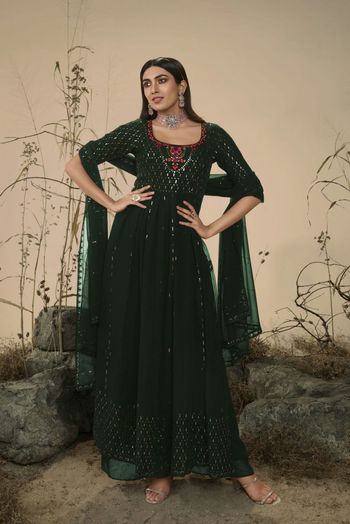 Georgette Embroidery Salwar Kameez SM054112369