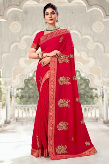 Georgette Embroidery Sarees SR054111515