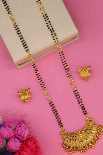 Gold Temple Mangalsutra NS054113039