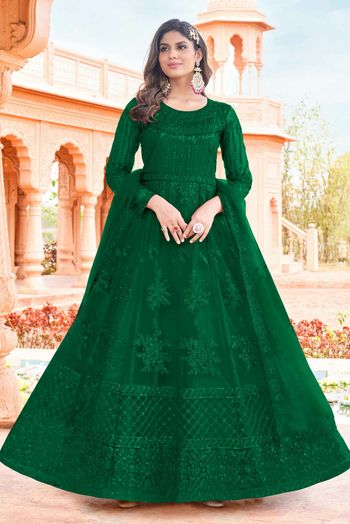 Net Embroidery Salwar Kameez SM054111572