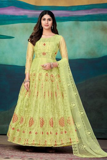 Net Embroidery Salwar Kameez SM054112347