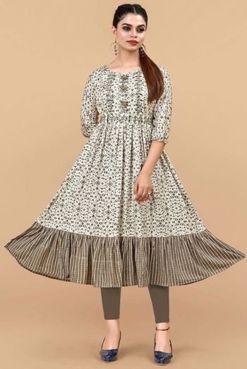 Rayon Digital Print Kurti KR054112001