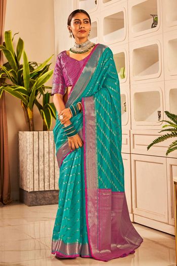 Banarasi Silk Sarees With Woven SR01353073