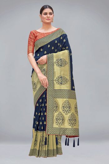 Banarasi Silk Weaving Traditional Saree