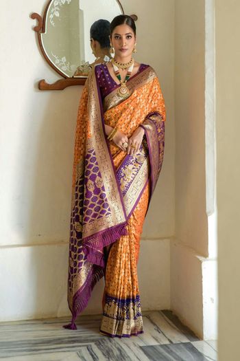 Banarasi Silk Saree with Woven work SR05649269