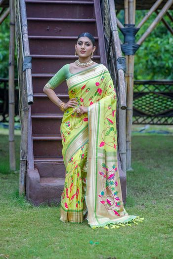 Banarasi Silk Saree with Zari work SR05649365