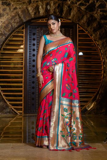 Banarasi Silk Saree with Zari work SR05649369