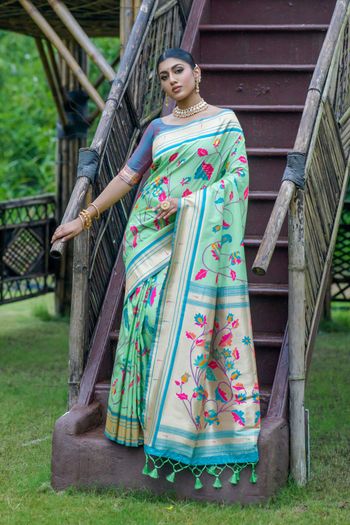 Banarasi Silk Saree with Zari work SR05649367